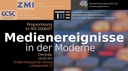 Ringvorlesung WS 0607 Medienereignisse in der Moderne