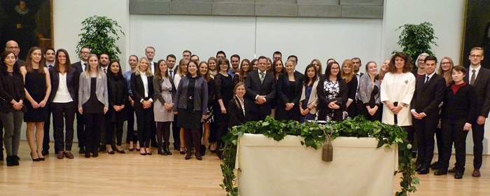 Gruppenbild einer Akademischen Feier