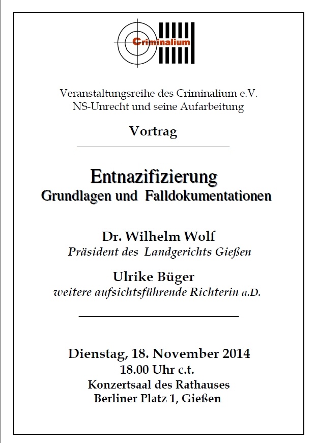 Criminalium  Poster Vortrag Dr  Wolf 18 11 2014 bild