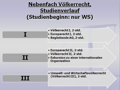 Nebenfach Völkerrecht Übersicht