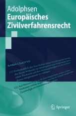 Europäisches Zivilverfahrensrecht klein