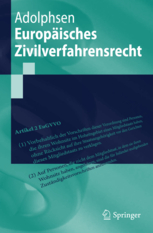 Europäisches Zivilverfahrensrecht klein