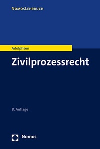 Zivilprozessrecht 8 Auflage