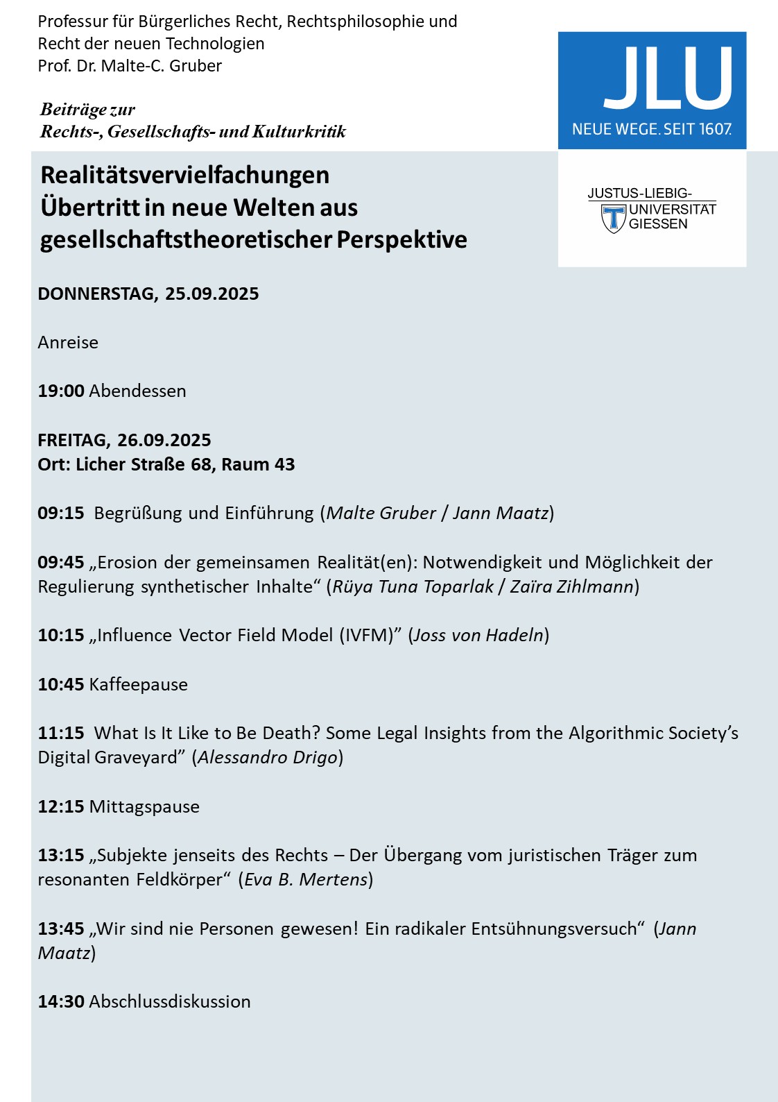Realitätsvervielfachungen Übertritt in neue Welten aus gesellschaftstheoretischer Perspektive