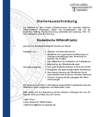 Stellenausschreibung