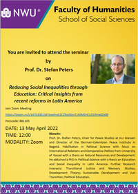 Seminar 13may NWU