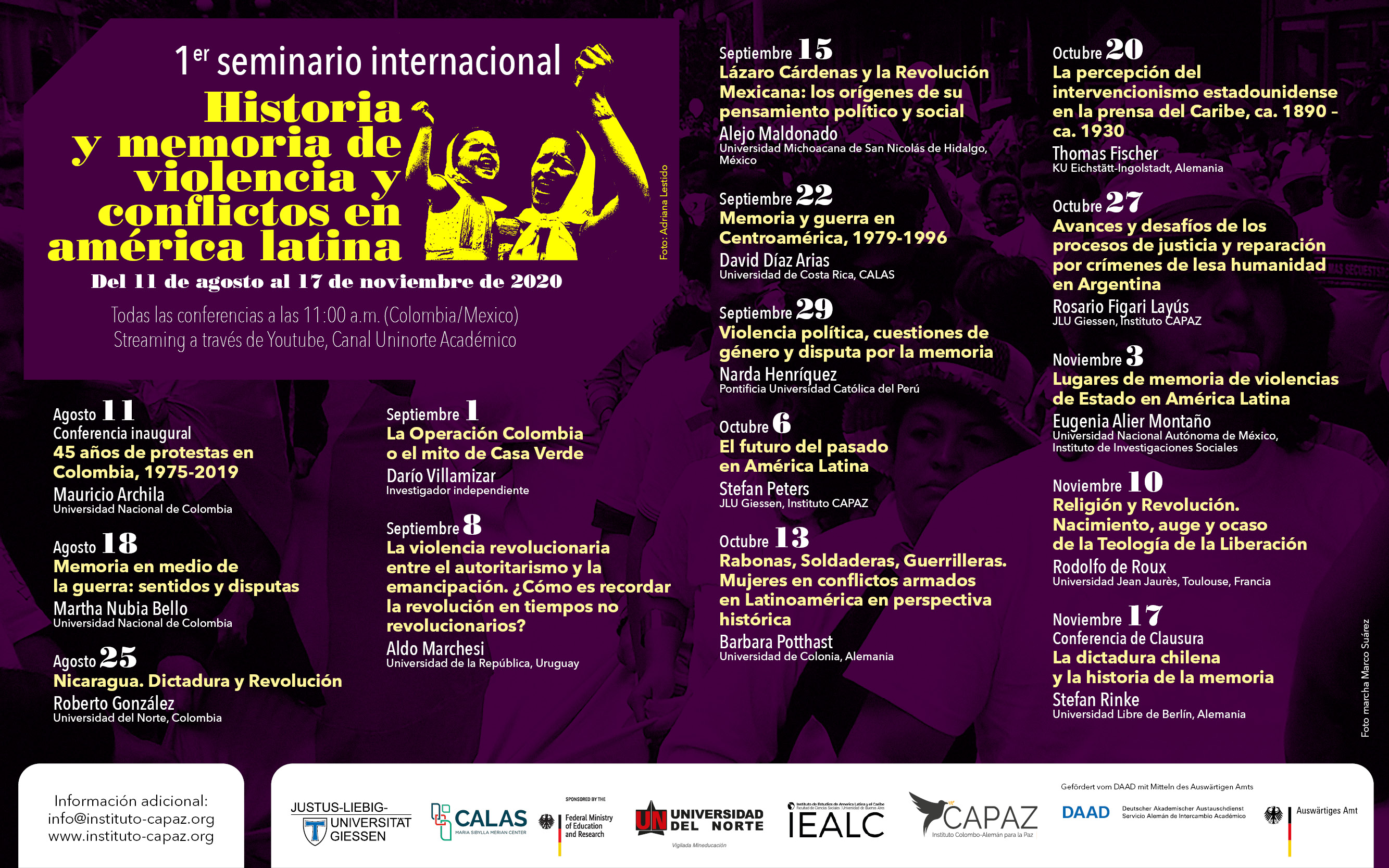 Programa Seminario Latinoamerica (Spanisch)