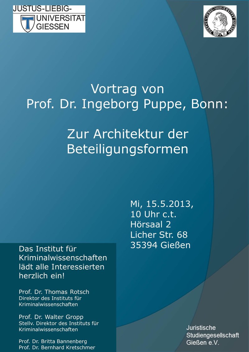 Vortrag Prof. Dr. Ingeborg Puppe