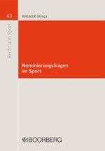Boorberg Verlag Nominierungsfragen im Sport