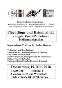 Flüchtlinge und Kriminalität-Ängste, Vorurteile, Fakten