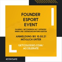 Poster für Founder Esport Event