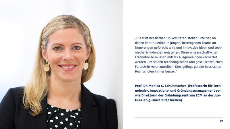 Monika Schuhmacher im Hessen Startup Monitor 2021
