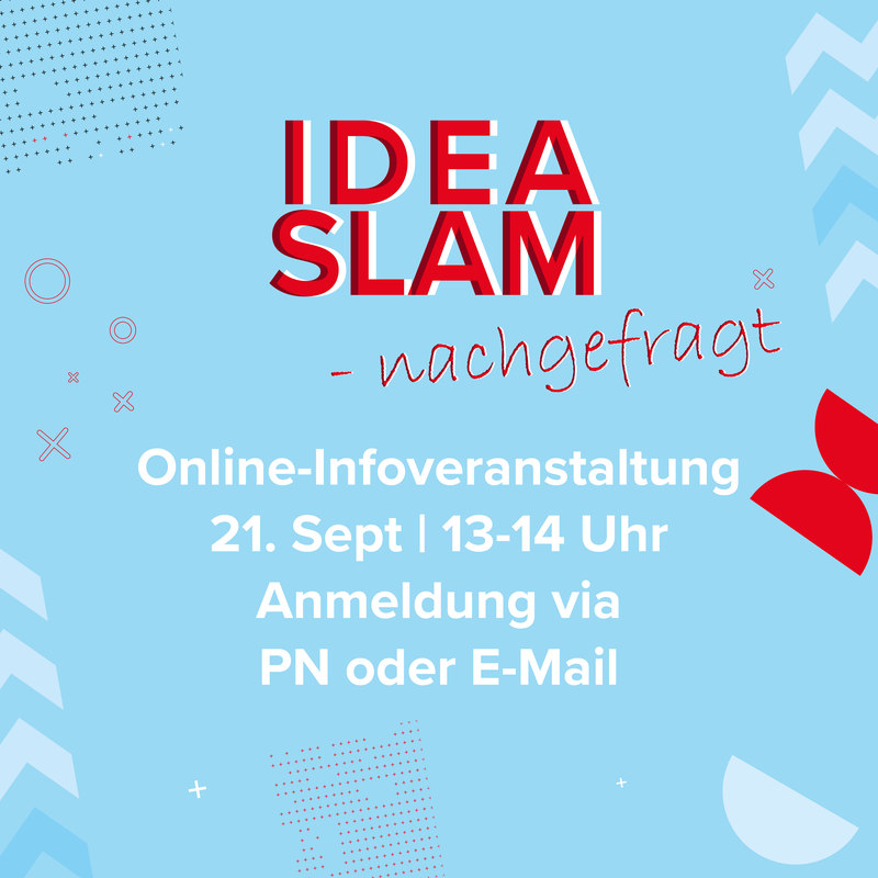 Idea Slam 2021 - Infoveranstaltung