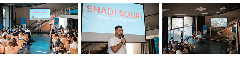Keynote Shadi Souri (Pizza Wolke) auf dem Idea Slam 2022