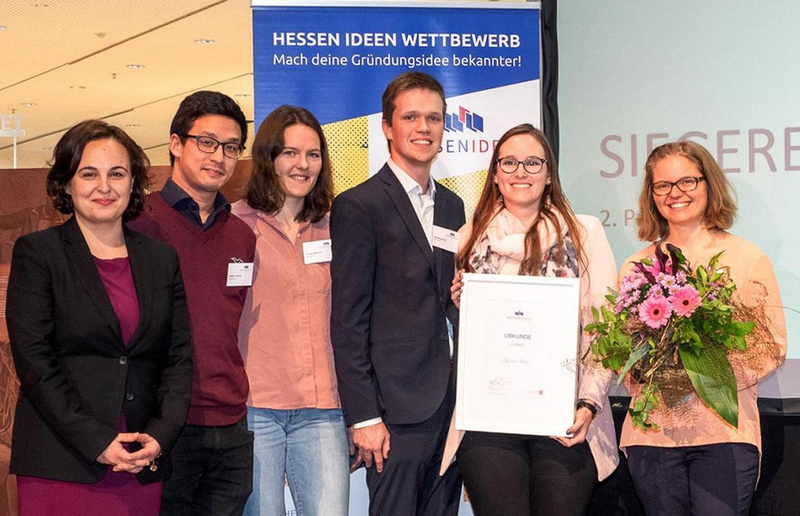 Plasma Panel gewinnen 2. Platz bei Hessen Ideen 2019