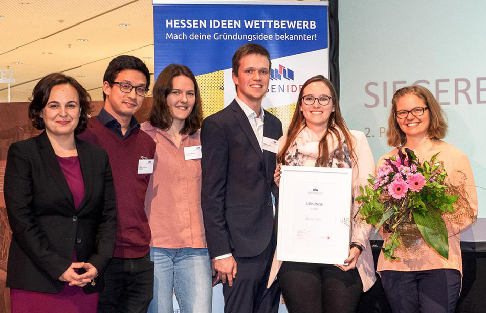Plasma Panel gewinnen 2. Platz bei Hessen Ideen 2019