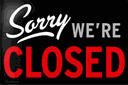 Sorry we´re closed