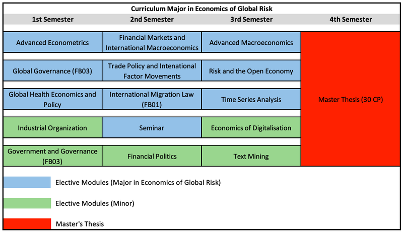 Curriculum Master in Economics of Global Risk