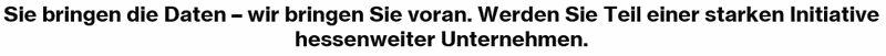 Sie bringen die Daten - wir bringe Sie voran.png