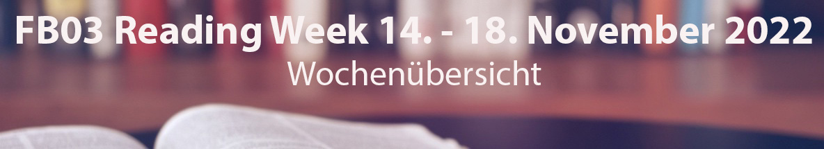 Banner Wochenübersicht