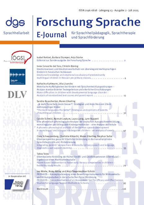 Forschung Sprache aktuell