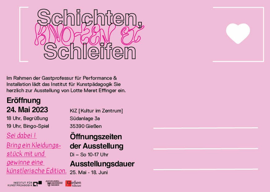 Einladung Rückseite