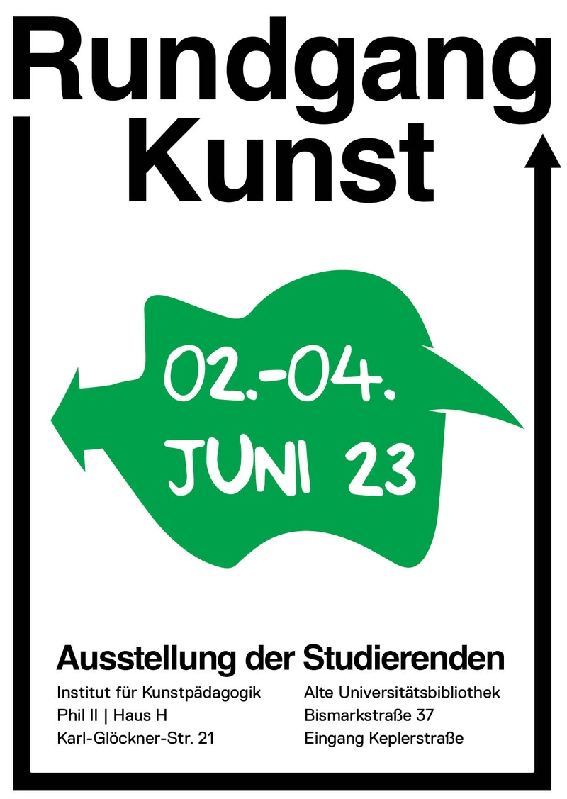 Rundgang Kunst 2023 Einladung