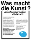 Was macht die Kunst?