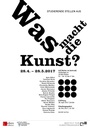 "Was macht die Kunst?" Plakat
