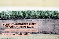 Kunst kommentiert Kunst im öffentlichen Raum