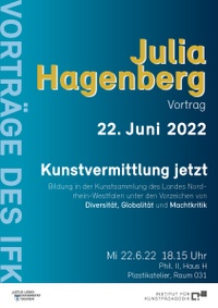 Plakat Julia Hagenberg Vortrag