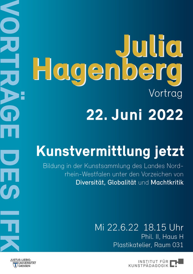 Plakat Julia Hagenberg Vortrag