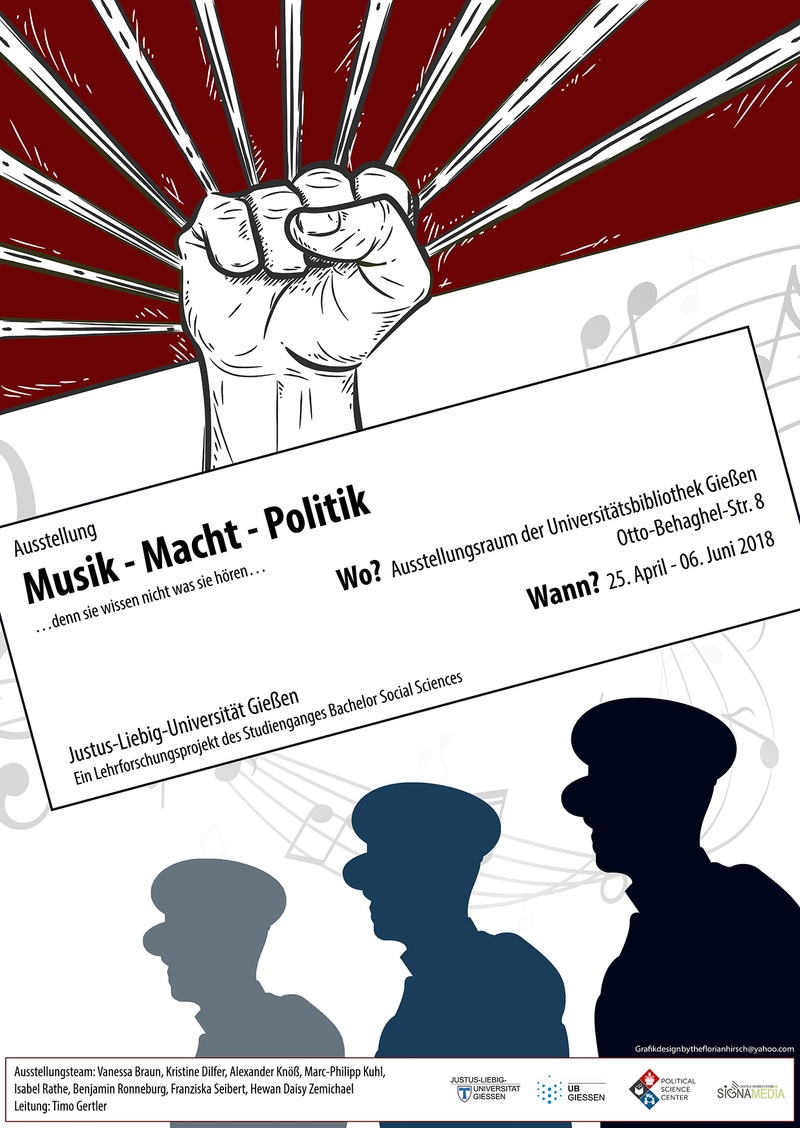 Flyer Ausstellung Musik Macht Politik