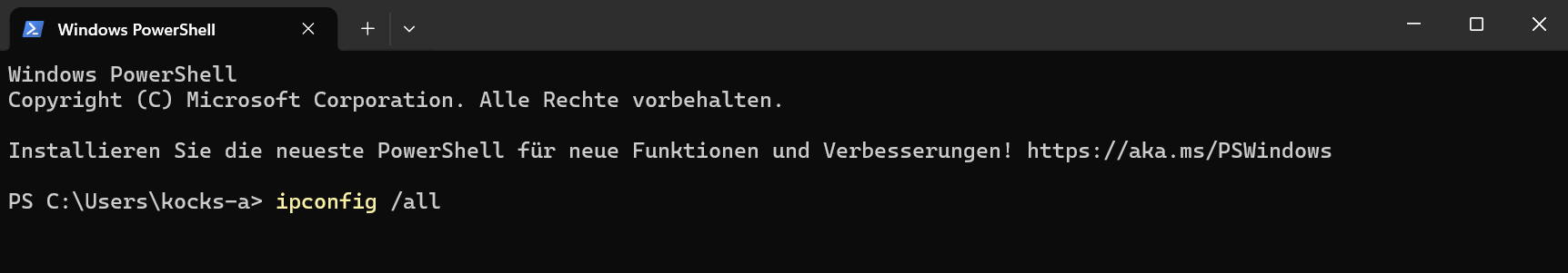 Terminal Befehl