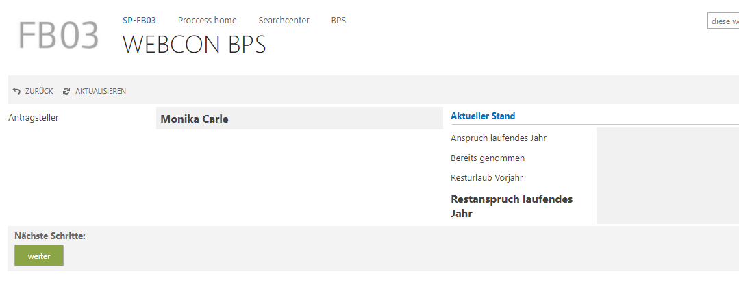 Urlaubsantrag