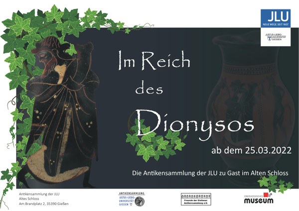 Plakat "Im Reich des Dionysos"
