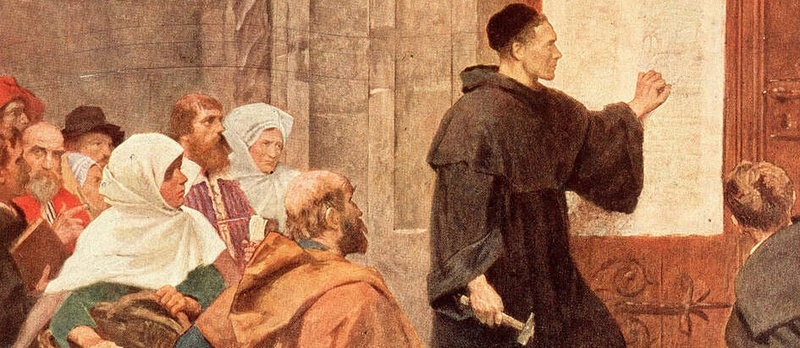 Der Thesenanschlag, gemalt von Hugo Vogel im 19. Jahrhundert Banner.jpg.jpg