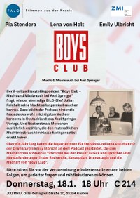 SAP Boys Club - Macht & Missbrauch bei Axel Springer
