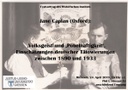 Festvortrag des Historischen Instituts - Jane Caplan (Oxford):
