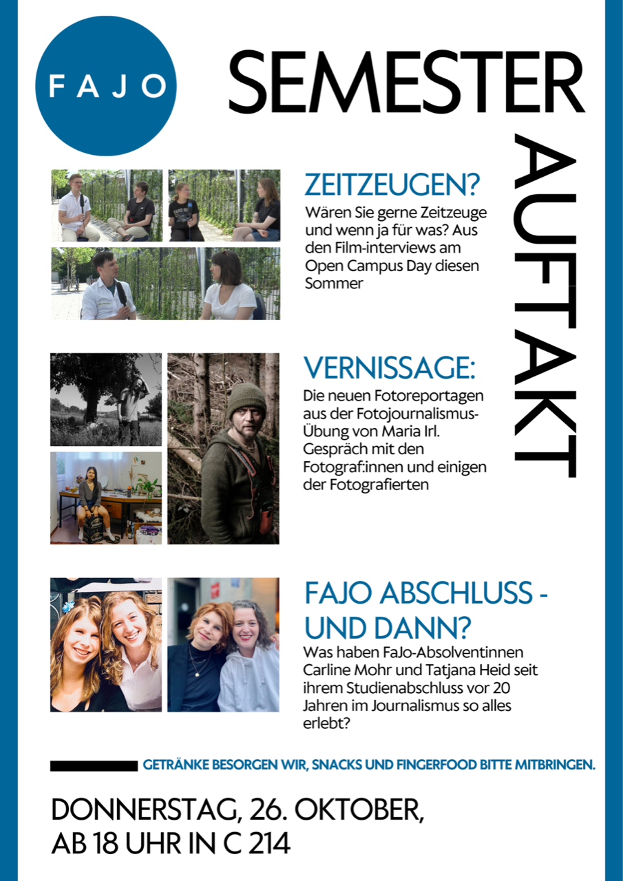 Plakat Semester Auftakt WS 2023