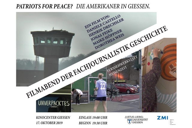 Filmpremiere der FaJo Studierenden im Kinocenter Gießen am 17.10.2019