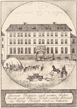 Gail’sche Tabakwarenfabrik im 19. Jahrhundert  © Wikimedia Commons
