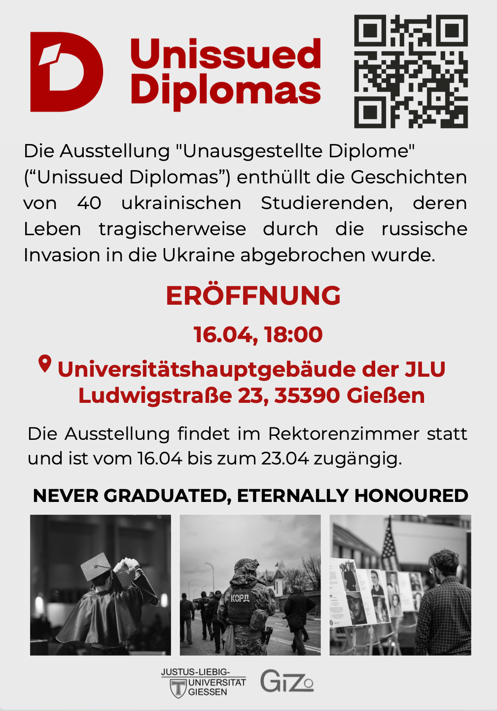 Ausstellung ,Unissued Diplomas'