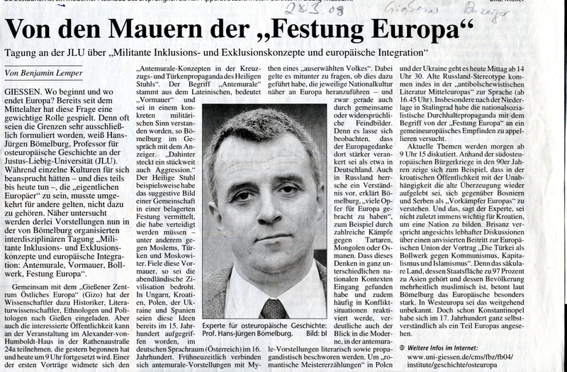 Artikel zur Tagung