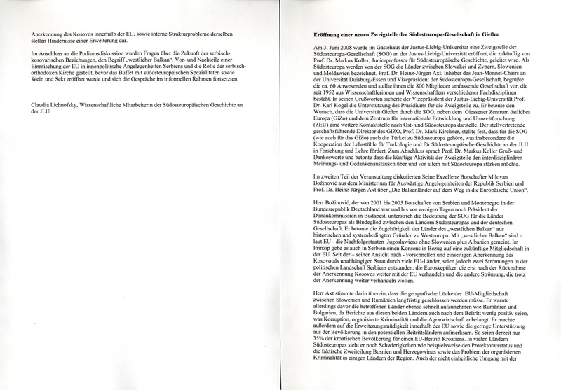 Pressemitteilung zur Eröffnung