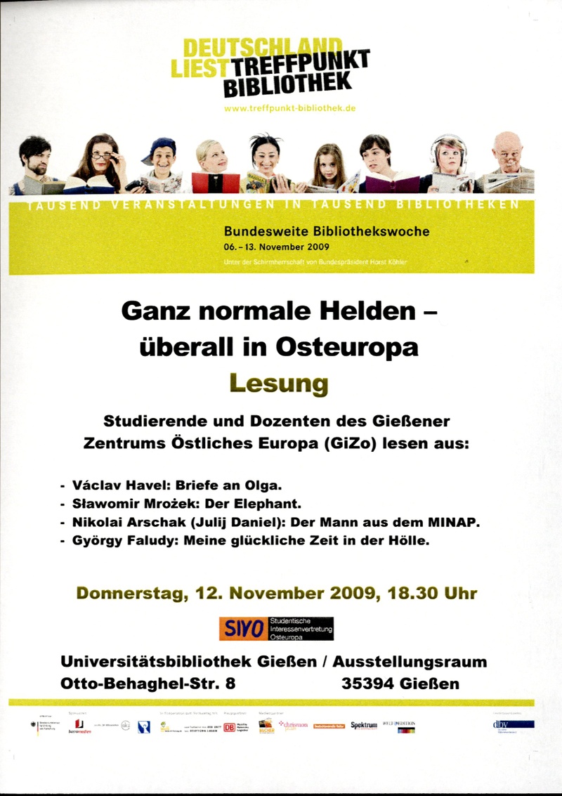 Ankündigung Lesung