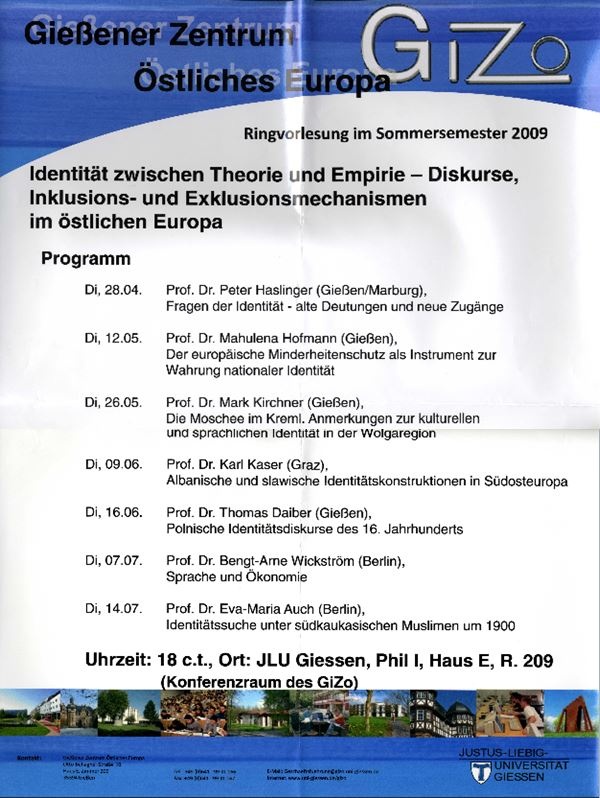 Programm der Ringvorlesung
