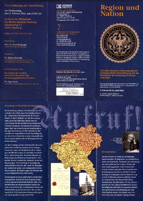 Ankündigung und Eröffnung der Ausstellung