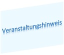 Foto Veranstaltungshinweis