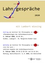Plakat Lahngespräche 2020